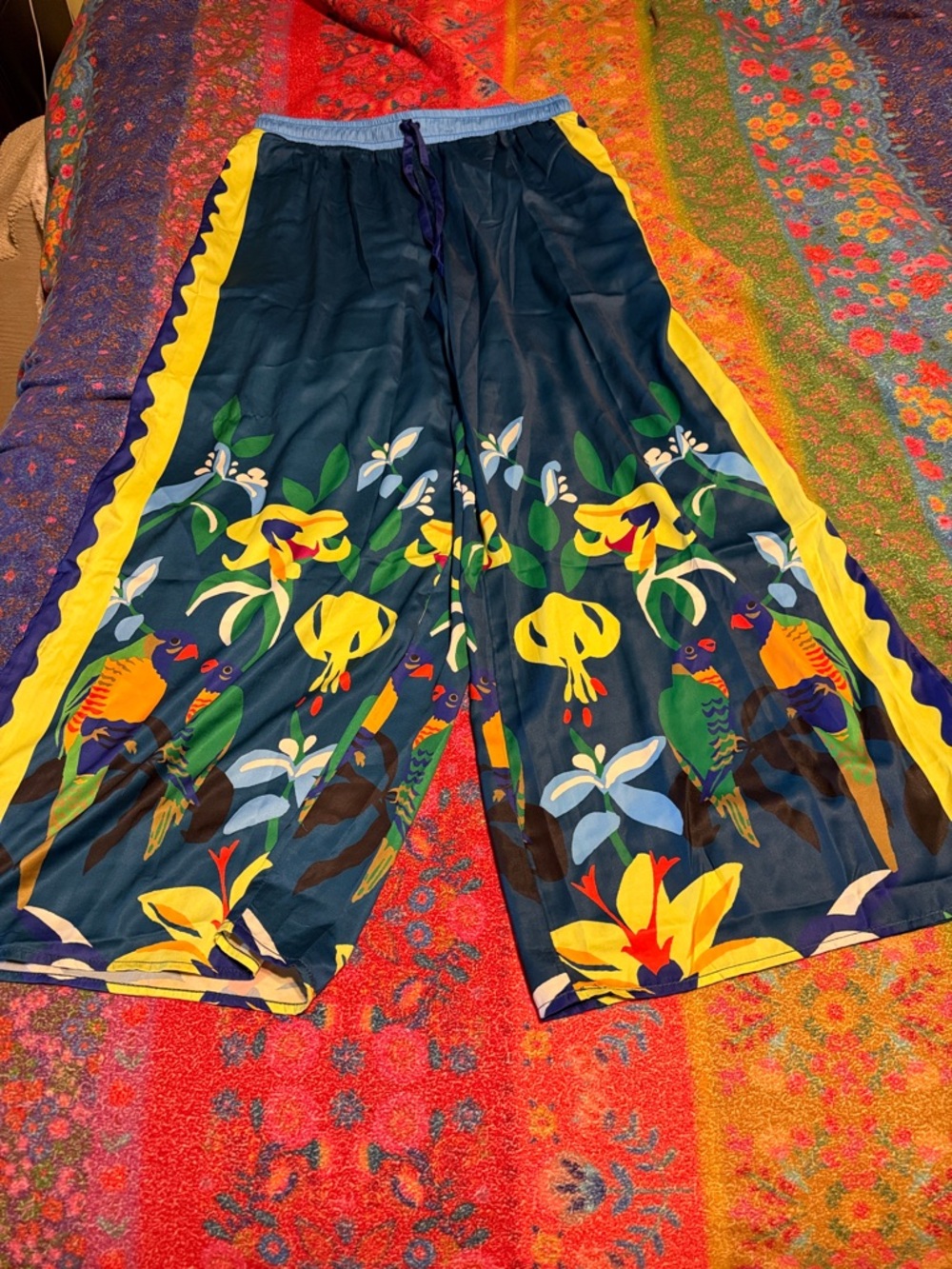 Celandine x Claire Colin Wide-Leg Drawstring Pants - Picture 5 of 8